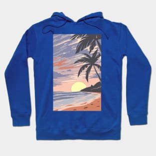 Sunset at the beach Hoodie